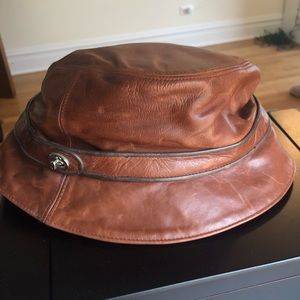 Coach Leather Bucket Hat